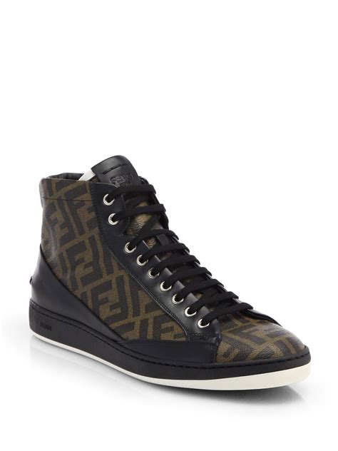 fendi zucca print sneakers|zucca boots.